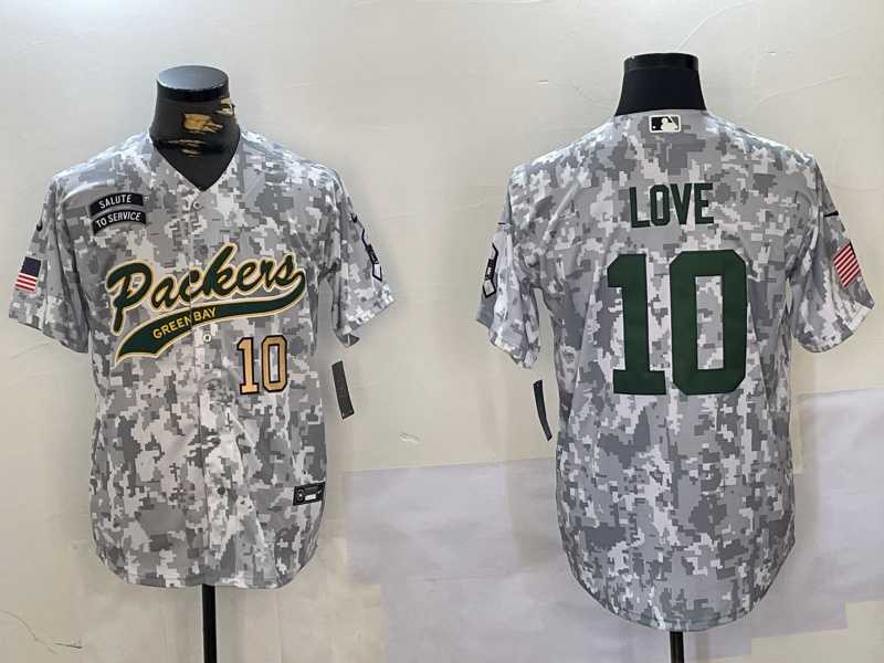 Men's Green Bay Packers #10 Jordan Love 2024 Arctic Camo Salute To Service Stitched Baseball Jerseys,We sell and wholesale Men's Green Bay Packers #10 Jordan Love 2024 Arctic Camo Salute To Service Stitched Baseball Jerseys on line form chian!
